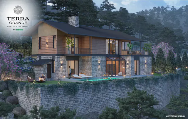 4 BHK villa on a stone terrace